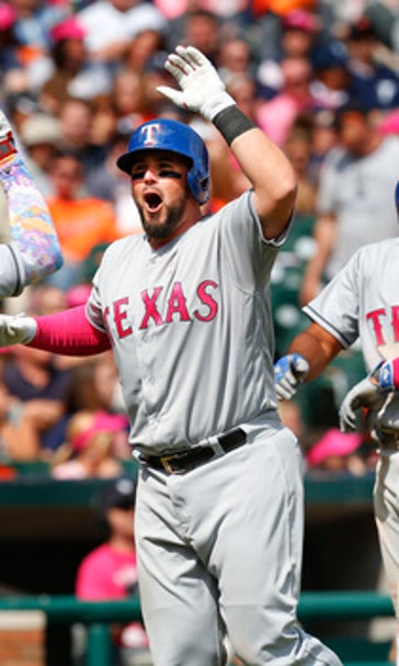 Wilson's grand slam lifts Rangers to 8-3 win over Tigers